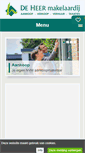 Mobile Screenshot of deheermakelaardij.nl